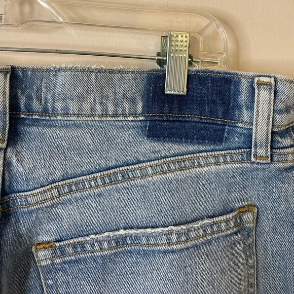 Abercrombie & Fitch Curve Love The ‘90s Straight Ultra High Rise Vent Hem Jeans - Picture 6 of 11